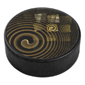 Abstrakte Hypnose Eishockey Puck (3/4)