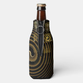 Abstrakte Hypnose Flaschenkühler (Flasche Rückseite)