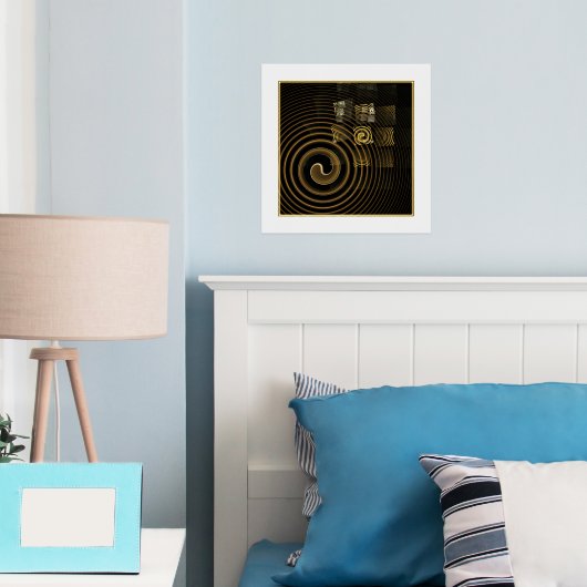 Abstrakte Hypnose Foliendrucke (In Situ (Schlafzimmer))