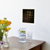 Abstrakte Hypnose Foliendrucke (Ablage(Küche))