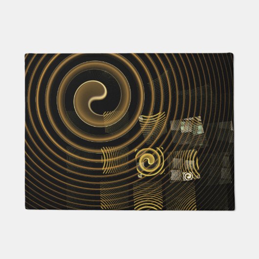 Abstrakte Hypnose Fußmatte (Vorderseite)