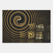 Abstrakte Hypnose Geschenkpapier Set (Vorderseite)