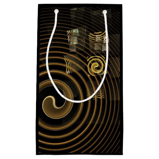 Abstrakte Hypnose Kleine Geschenktüte (Vorderseite)