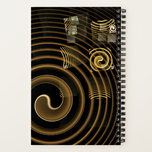 Abstrakte Hypnose Notizblock (Rückseite)