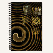 Abstrakte Hypnose Notizblock (Vorderseite)