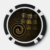 Abstrakte Hypnose Pokerchips (Rückseite)