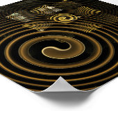 Abstrakte Hypnose Poster (Ecke)