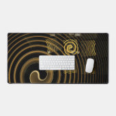 Abstrakte Hypnose Schreibtischunterlage (Tastatur & Maus)