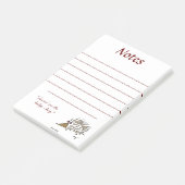 Abstrakte Igel Sticky Notes Post-it Klebezettel (angewinkelt)