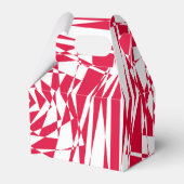 Abstrakte Illusion in Weißrot Geschenkschachtel (Vorderseite)