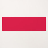 Abstrakte Illusion in Weißrot Yogamatte (Rückseite (Horizontal))