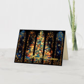 Abstrakte Illustration von Weihnachtsbaum unter Wi (Vorderseite)