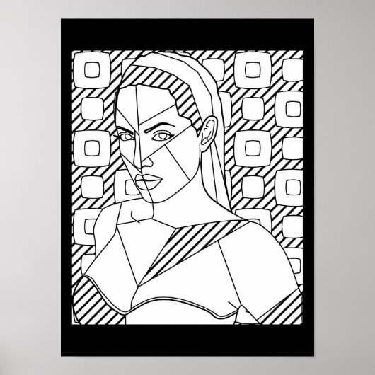 abstrakte Illustrationsseite Poster (Vorne)