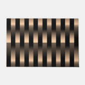 Abstrakte Imitate rotes Kupfer-Metal Weave Art Mus Fußmatte (Vorderseite)