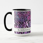 Abstrakte impressionistische Blätter Tasse (Links)