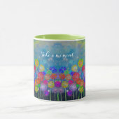 Abstrakte impressionistische Feld der Blume Tasse (Zentrum)