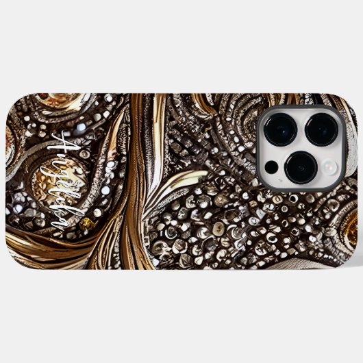 Abstrakte, individuell anpassbare Imitate Case-Mate iPhone Hülle (Rückseite (Horizontal))