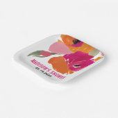 Abstrakte, individuell anpassbare Papierdruckpapie Pappteller (Gewinkelt)