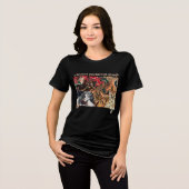 ABSTRAKTE INDIVIDUELLE MALEREI Tri-Blend SHIRT (Vorderseite voll)