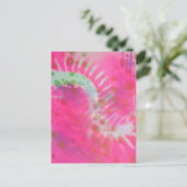 Abstrakte Insekten-Mischmedien Postkarte (Stehend Vorderseite)