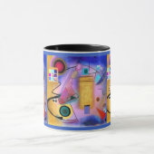 Abstrakte inspirierte Tasse der Kunst und des (Zentrum)