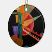 Abstrakte Interpretation von Wassily Kandinsky Keramik Ornament (Links)
