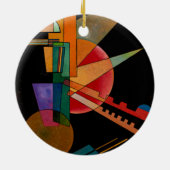 Abstrakte Interpretation von Wassily Kandinsky Keramik Ornament (Hinten)