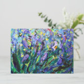 Abstrakte "Ire"-Einladung Einladung (Stehend Vorderseite)