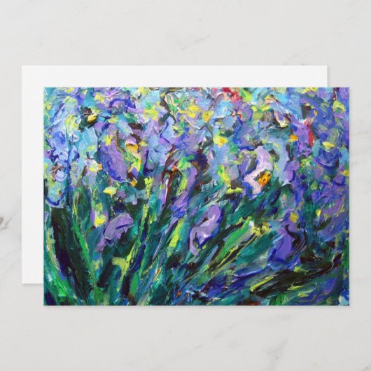 Abstrakte "Ire"-Einladung Einladung (Vorne/Hinten)