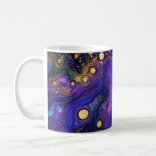 Abstrakte iridescent Art Tasse (Links)