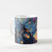 Abstrakte iridescent Art Tasse (Vorderseite Links)