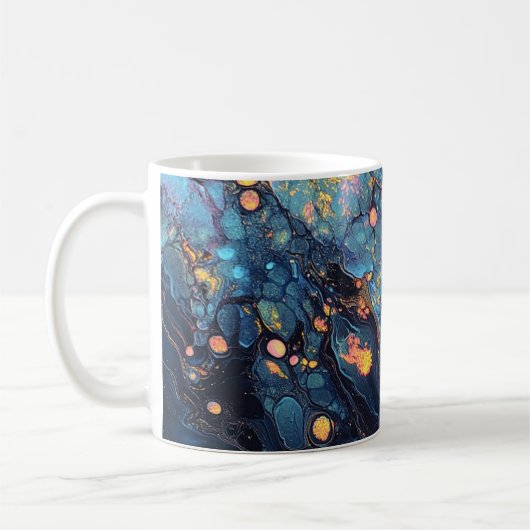 Abstrakte iridescent Art Tasse (Links)