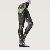 Abstrakte iridestische Kunst-Leggings Leggings (Rechts)