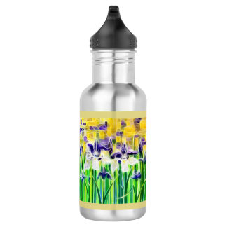 Abstrakte Iris-Wasserflasche Edelstahlflasche