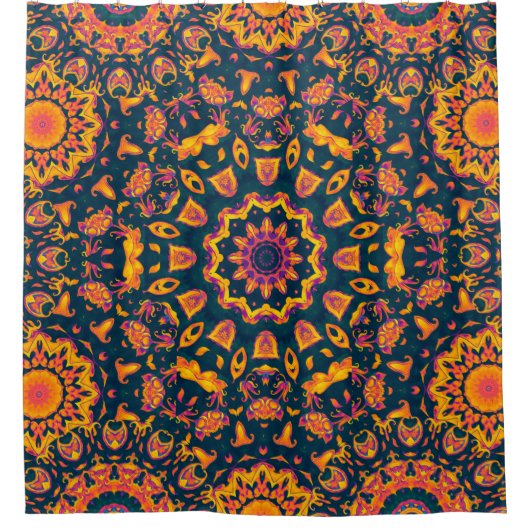 Abstrakte islamische Muster, arabischer Stil. naht Duschvorhang (Vorderseite)