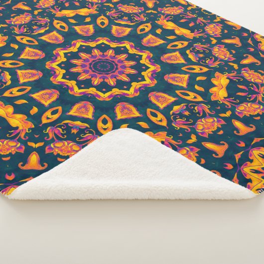 Abstrakte islamische Muster, arabischer Stil. naht Sherpadecke (3/4)