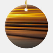 Abstrakte Jahreszeit bei Sonnenuntergang, CA Keramikornament (Hinten)