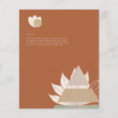 Abstrakte Japandi-Skandinavische Hochzeit (Rückseite)