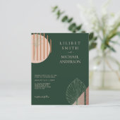 Abstrakte Japandi-Skandinavische Hochzeit (Stehend Vorderseite)