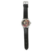 Abstrakte Jazz-Serenade Armbanduhr (Flach)