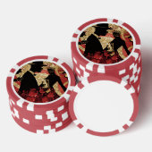 Abstrakte Jazz Serenade Pokerchips (Stapel)