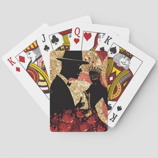 Abstrakte Jazz Serenade Spielkarten (Rückseite)