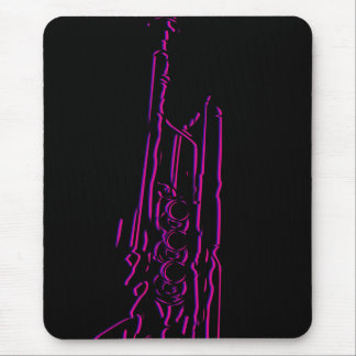 Abstrakte Jazz-Trompete Mousepad