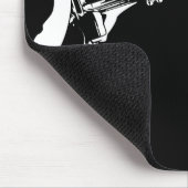 Abstrakte Jazz-Trompete Mousepad (Ecke)