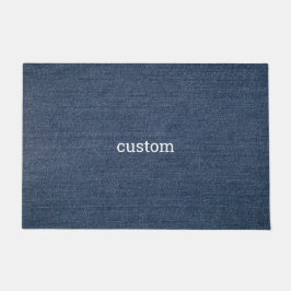 abstrakte Jeans Fußmatte