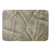 Abstrakte Jute mit leichter Metalltonschnur Badematte (Vorderseite)