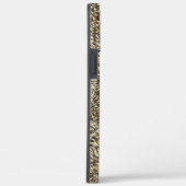 Abstrakte Jute mit leichter Metalltonschnur Case-Mate iPhone Hülle (Rückseite / Rechts)