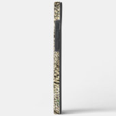 Abstrakte Jute mit leichter Metalltonschnur Case-Mate iPhone Hülle (Rückseite / Links)