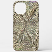 Abstrakte Jute mit leichter Metalltonschnur Case-Mate iPhone Hülle (Rückseite)