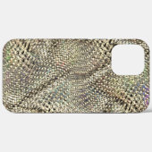 Abstrakte Jute mit leichter Metalltonschnur Case-Mate iPhone Hülle (Rückseite (Horizontal))